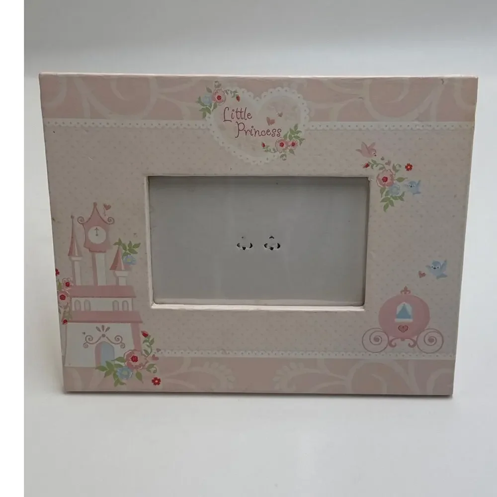 Disney Baby Little Princess Picture Frame 4x6 Pink Castle Nursery Decor